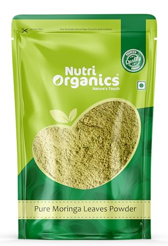 Nutri Organics Moringa Powder - 100g | Ayurvedic Support For Holistic Wellness | Herbal Supplement | Rich In Antioxidants | Good For Digestion, Energy, Immunity