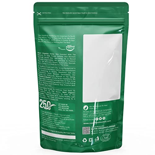 Nutri Organics Spices Naturally Dried Tej Patta (Bay Leaves) Traditional Indian Masale - Resealable Ziplock Pouch (200g)