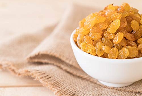 NutriOrganics Dry Fruits Premium Seedless Kishmish |Green Raisins Kismis |1kg pack