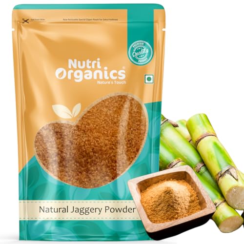 NutriOrganics Jaggery Powder Pouch, 1000 g