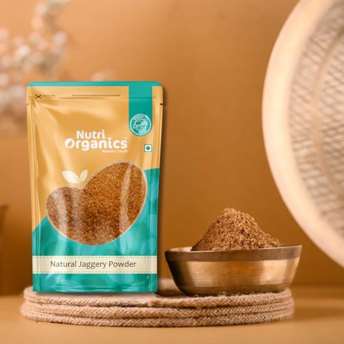 NutriOrganics Jaggery Powder Pouch, 1000 g