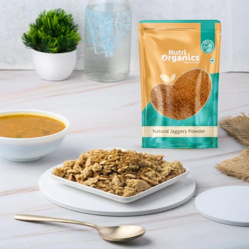 NutriOrganics Jaggery Powder Pouch, 1000 g