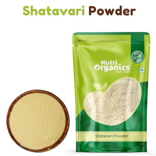 Nutri Organics Shatavari Powder - 100g | Balance Women's Hormones With Ayurveda | Herbal Supplement | Good For Healthy Digestion & Reproductive System