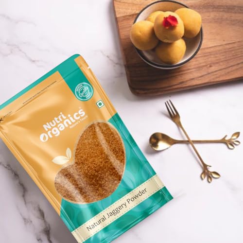 NutriOrganics Jaggery Powder Pouch, 1000 g