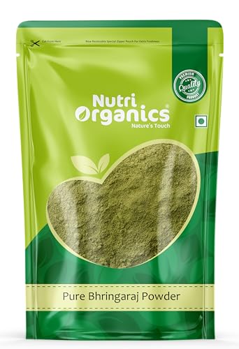 Nutri Organics Bhringraj Powder - 200g | Good For Nourishment of Skin And Hair Growth | Eclipta alba for Hair