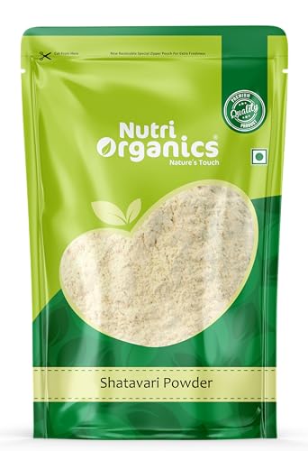 Nutri Organics Shatavari Powder - 100g | Balance Women's Hormones With Ayurveda | Herbal Supplement | Good For Healthy Digestion & Reproductive System