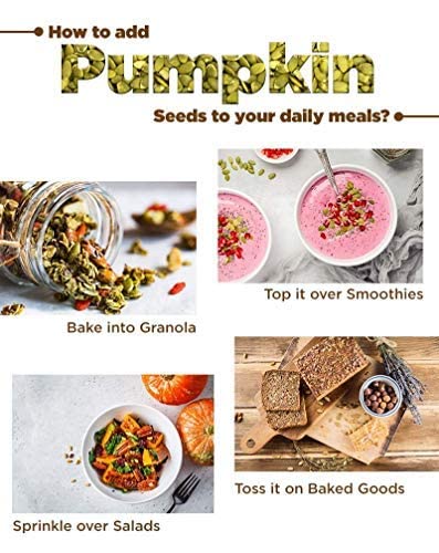 NutriOrganics Roasted Pumpkin Seeds For Eating 250 G Without Salt,Immunity Booster Jumbo Pumpkin Seeds