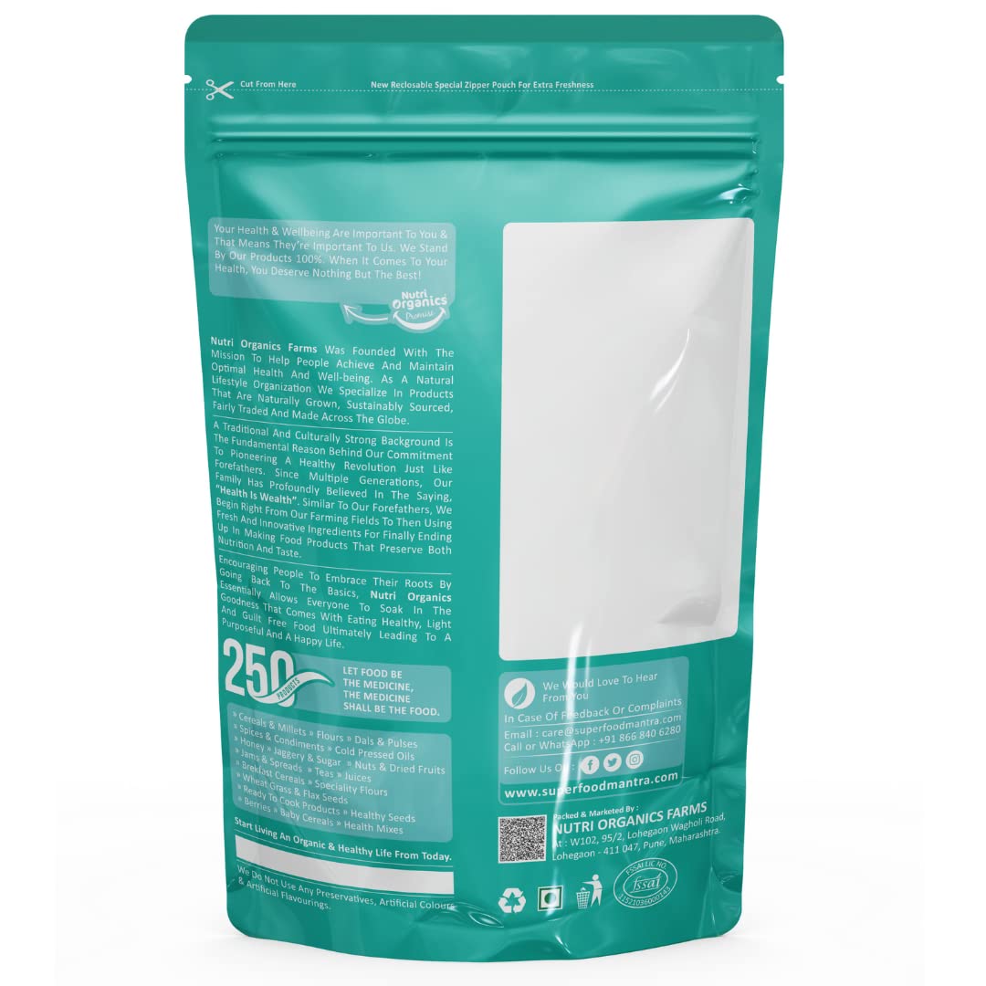 NutriOrganics Premium Quinoa 250 Grams - Gluten Free Quinoa, Healthy Breakfast, Diet Food for Weight Loss