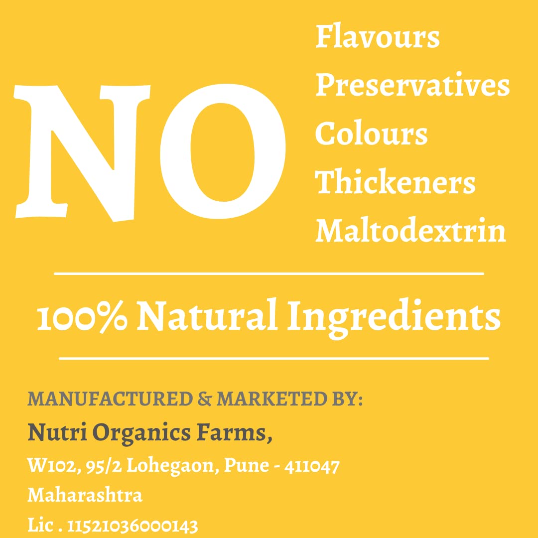 Nutri Organics Healthy Snacks Breakfast Cereals Ragi Malt Porridge Mix - Ragi Mix Dry Fruits| No Preservatives, No Artificial Flavors, No Colors | Ready to Cook Powder 200 gm