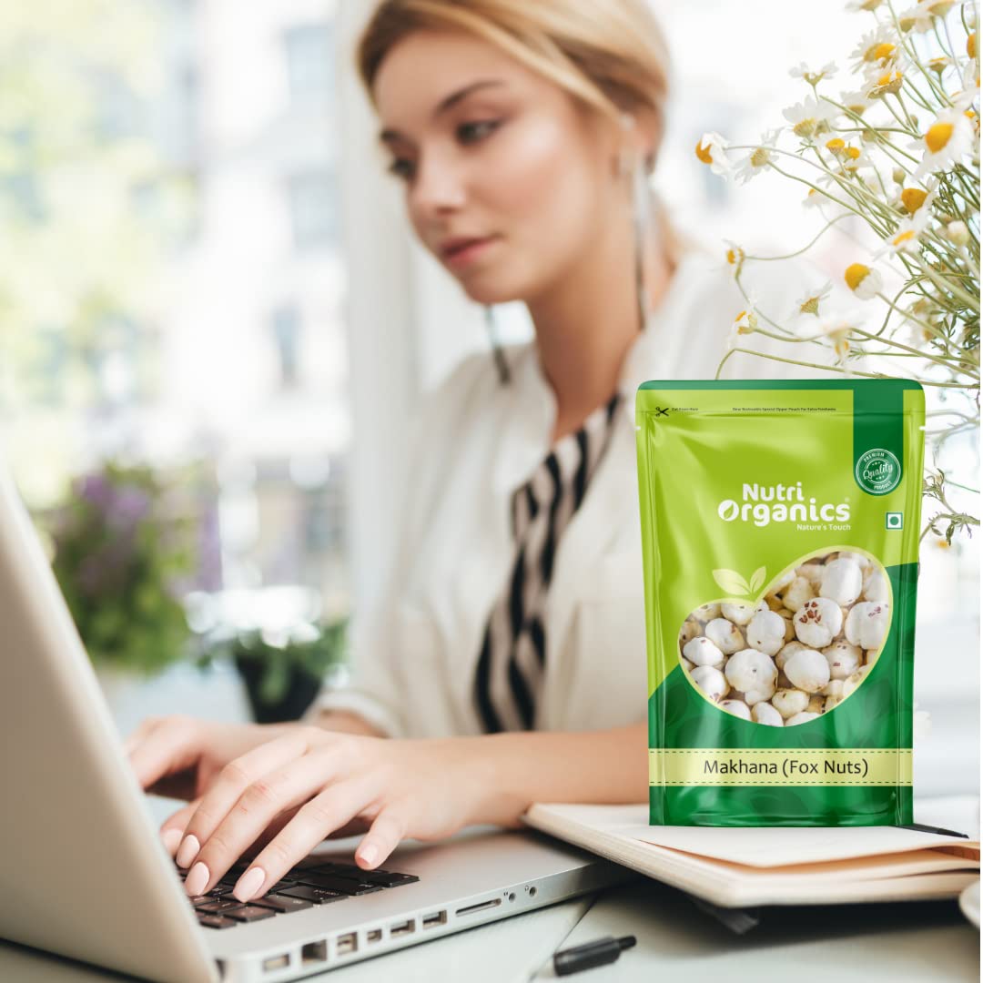 NutriOrganics Fox Nuts (Phool Makhana) - 150g